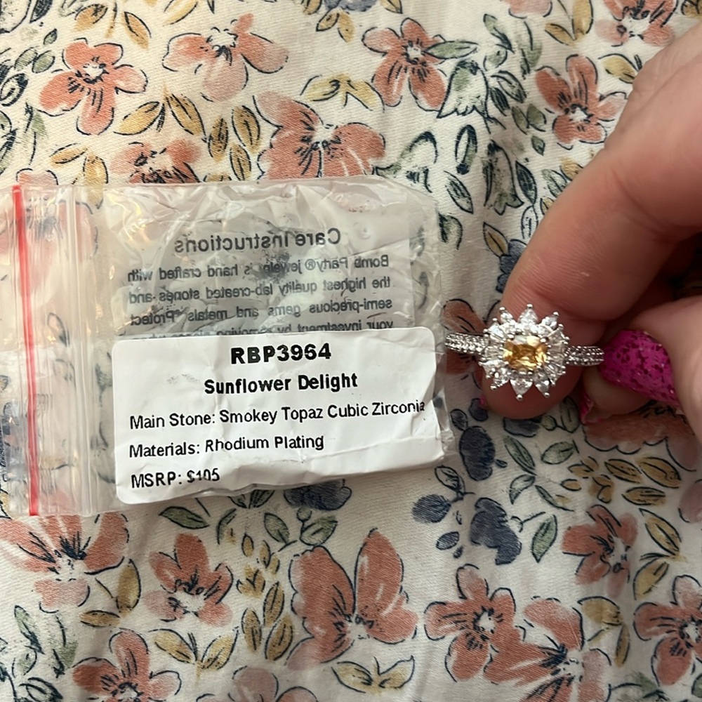 Bomb Party ring in size 10